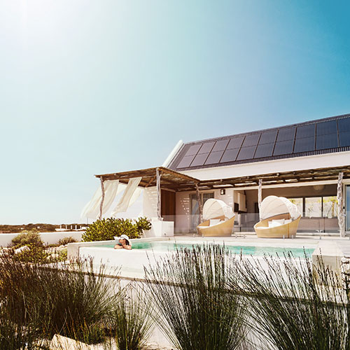 Beach home with Solar Power